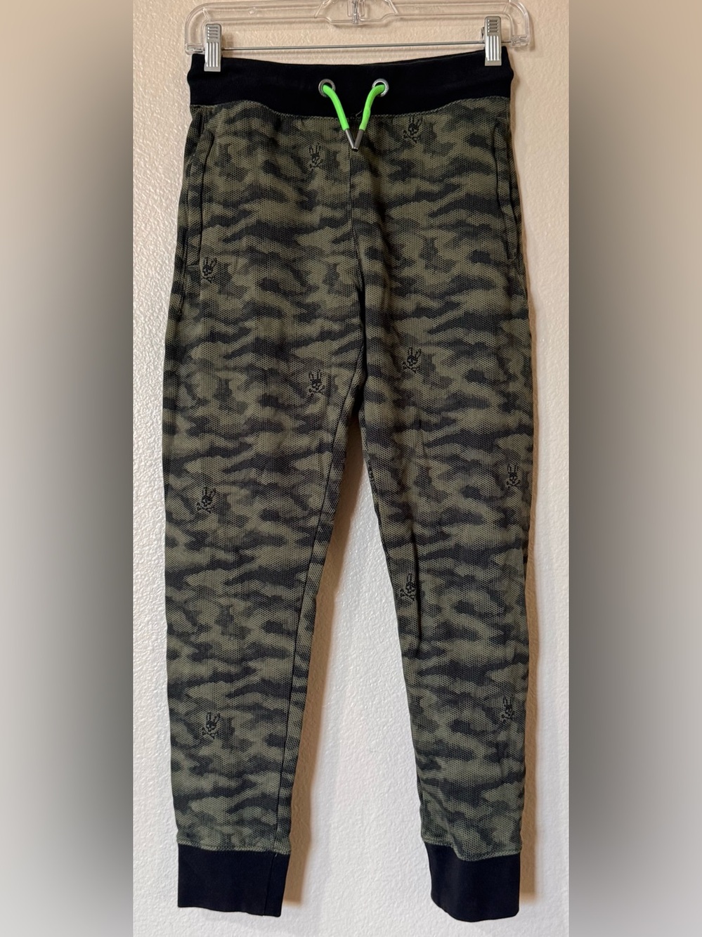 Psycho Bunny Kids Camo Joggers Boys Medium 10 12